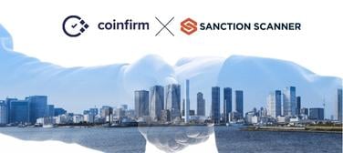 Sanction Scanner & Coinfirm Partner for Crypto AML