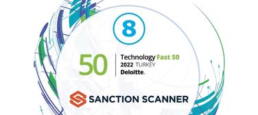Sanction Scanner Ranked 8th in Deloitte Fast50